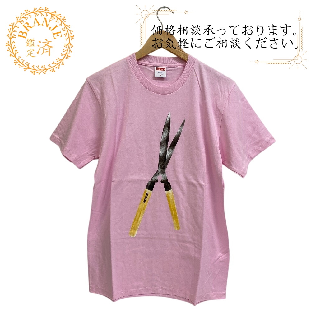 Shears Tee シザーズ ハサミ コットン 半袖Ｔシャツ ピンク ブランド