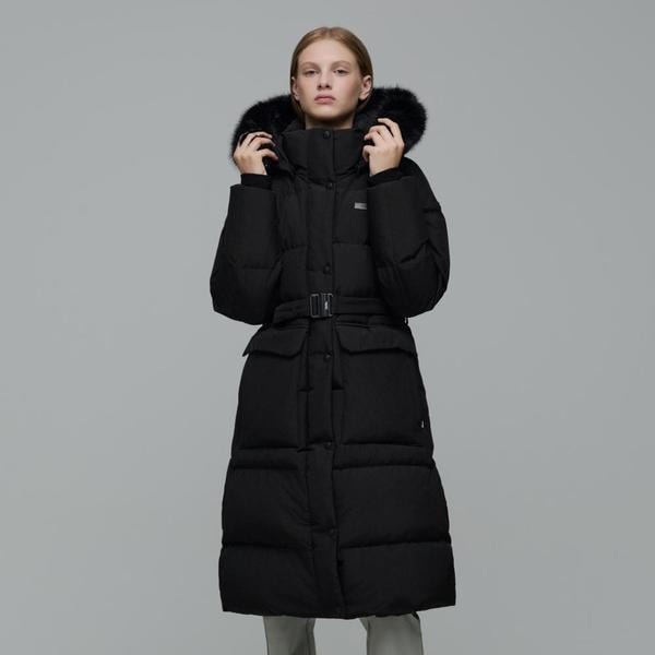 N244WDW320 女性アトラスウィンドストッパーロンググースダウンジャンパー