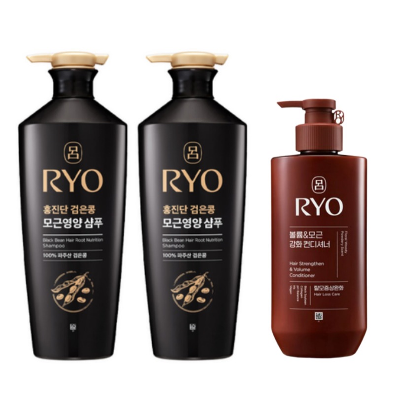 個数選択 NEW ホンジンダン 紅診断毛根 毛髪 栄養 シャンプー820ml 韓国シャンプー+ 麗黒雲毛根強化&ボリュームケアコンディショナー 発酵黒豆配合480ml 毛根健康 高栄養 頭皮 保湿