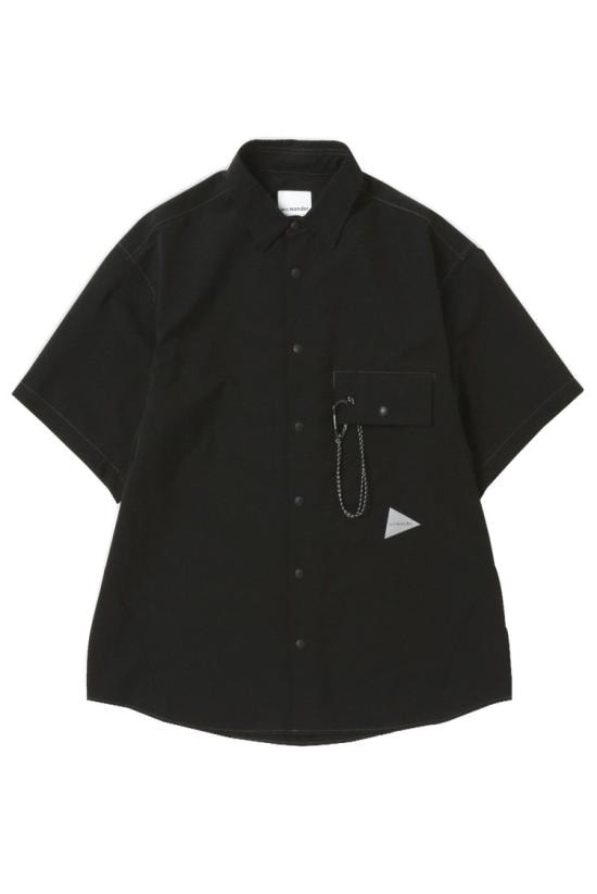 AND WANDER Men Shirts 5746143025010 Black