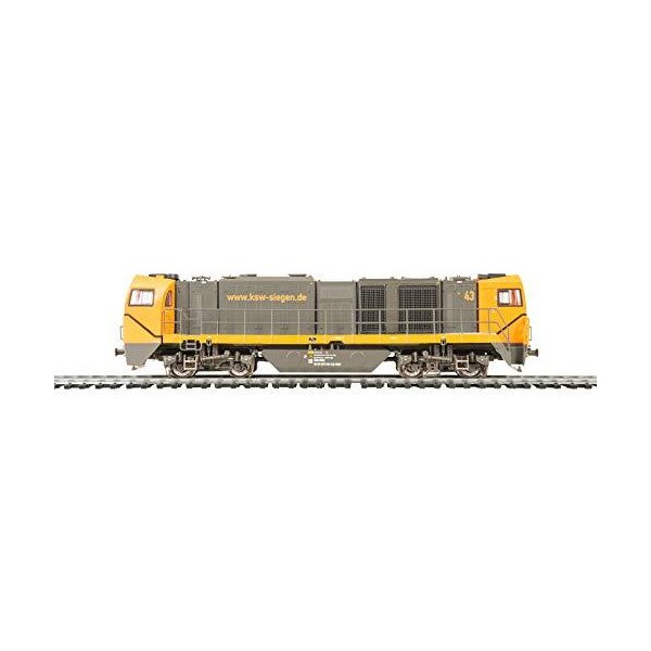 Mehano 58906 KSW asymmetrisch - DC Vossloh G2000， Black & Orange， H0 並行輸入品