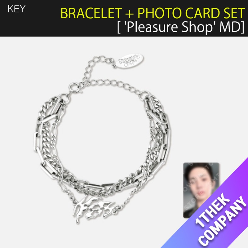 （BRACELET + PHOTO CARD SET）SHINee KEY [Pleasure Shop] MD