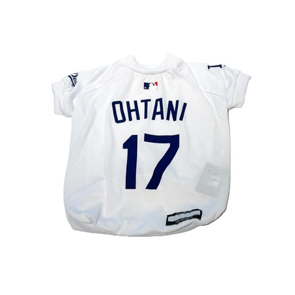 MLB公認 ドジャース 大谷モデル Tシャツ ホワイト M ユニフォーム 野球 ペット用