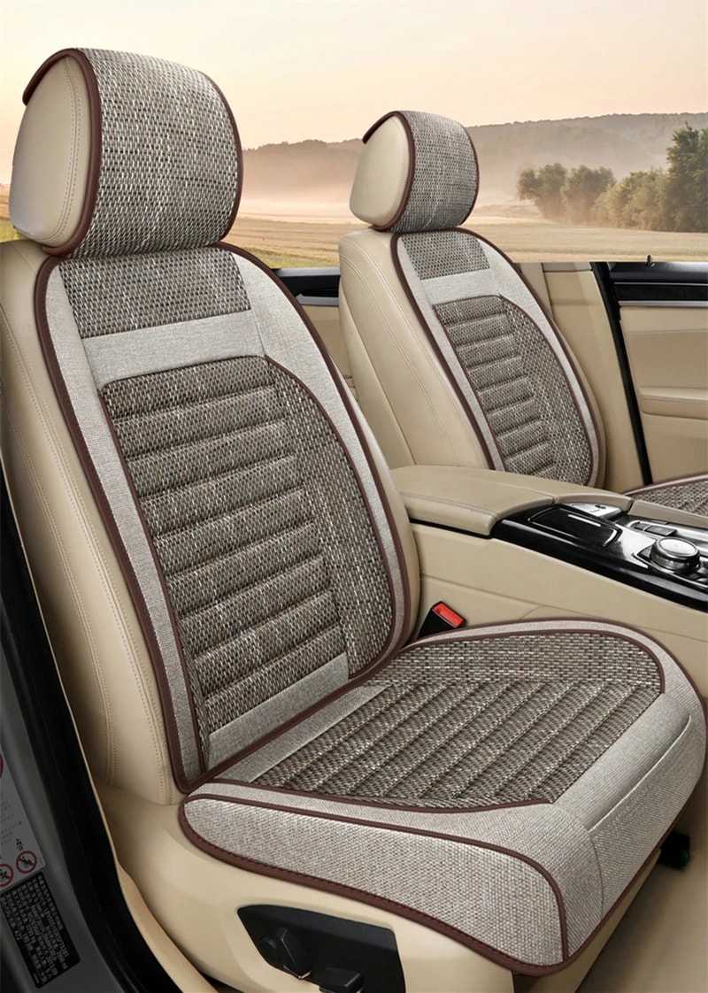 カーシートクッションカーシートプロテクター四季ユニバーサルカーシートクッション車のフロント車の形状インテリアアクセサリーシートカバー