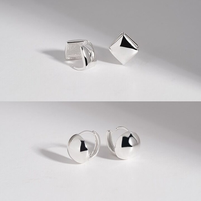 ソイヒョン着用925シルバーハーモニーワンタッチリングの耳飾り/韓国の人気ブランド 韓国正規品 韓国の人気商品 韓国ファッション 韓国ジュエリー デイリーアクセサリー SNSで人気 韓国ファッション