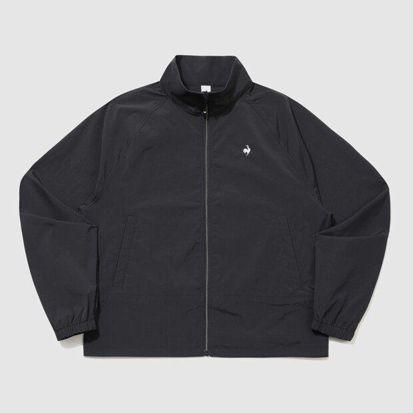 女性ストレッチウーブンルーズフィットシングルジャケット（QR122OJK22_BLK）