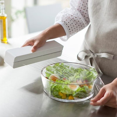 他サイト： ラップケース ラップホルダー マグネット ホワイト ブラック 山崎実業の商品画像