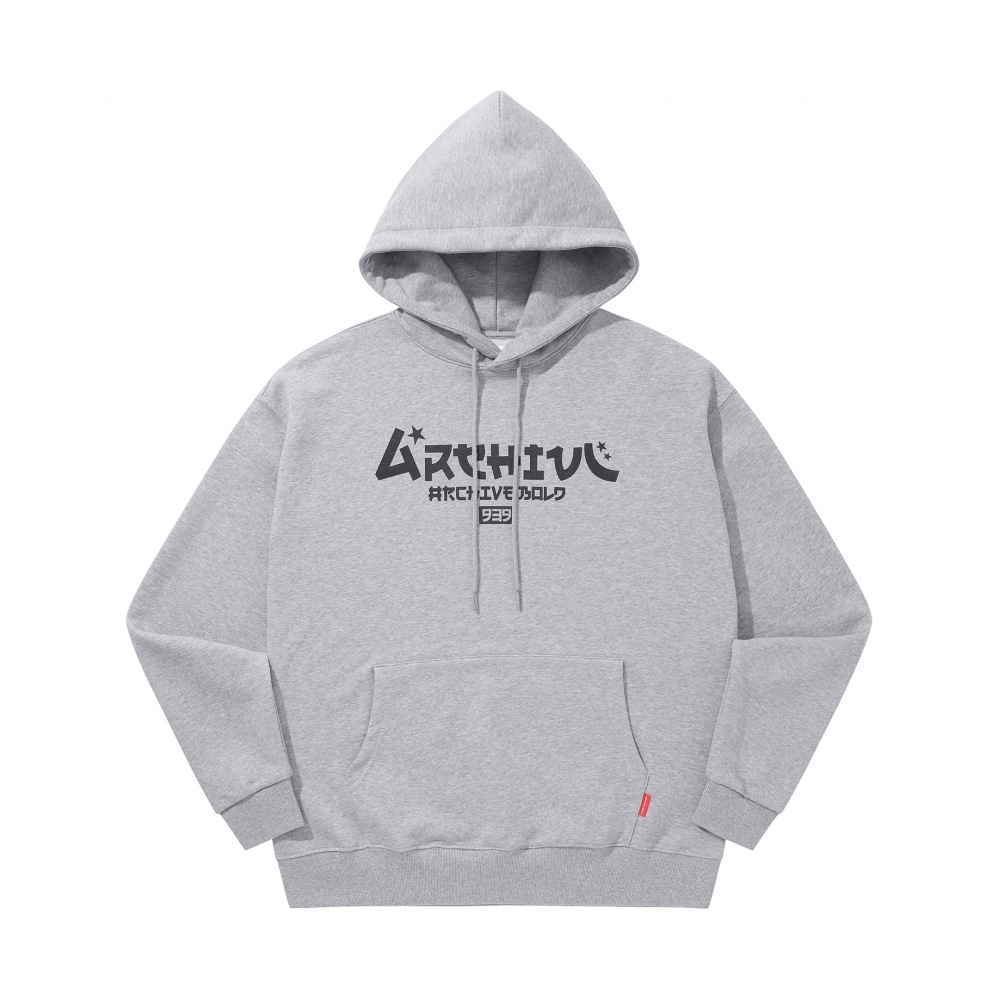 アーカイブボールドアップロゴフード (グレー)