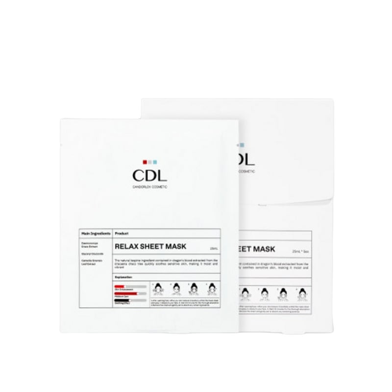 カンドロップリラックスシートマスクパック1日1パック水分パックアンプルパック毛穴パックフィジーパック栄養パックナイトクリーム栄養クリームシカ鎮静パック