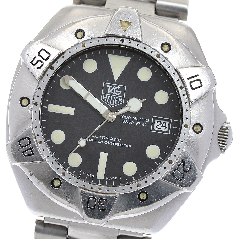 タグホイヤー TAG HEUER 840.006 スーパープロフェッショナル デイト 自動巻き メンズ _868195【中古】