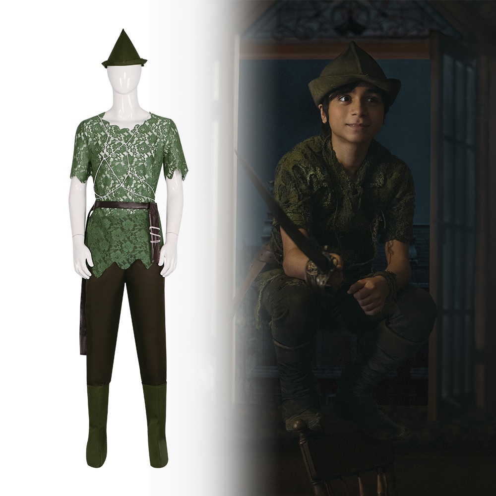 【速達!】ピーターパンコスプレ衣装コスプレ衣装ハロウィンステージパフォーマンス衣装セット