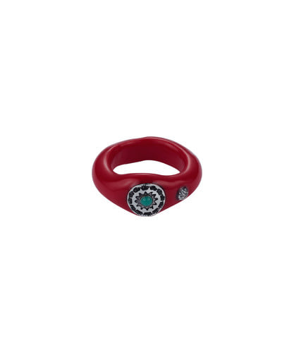 NFF helio ring red ヘリオリング レッド 韓国アクセサリー 正規品 レディース 指輪