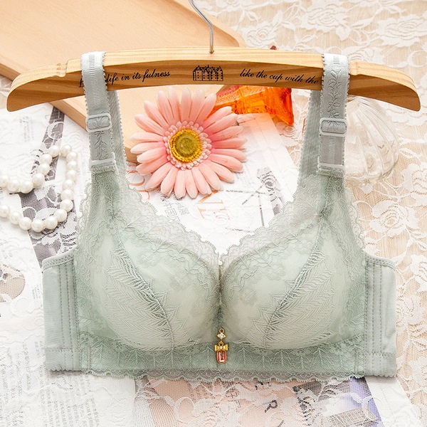 【1点ご購入 で10点プレゼントいたします】春の柔らかい下着女性の小さな胸を寄せ集めた中厚ブラジャー収納副乳ノンスチールリングブラ上当て
