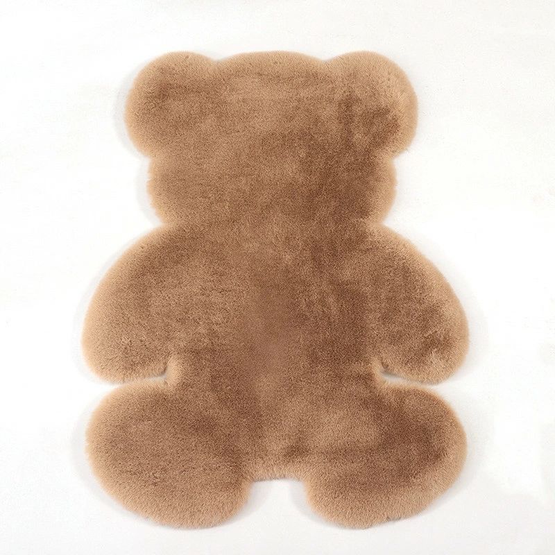 【NEWカラー追加】9色ラグ くま形型 洗濯 サークル 滑り止め