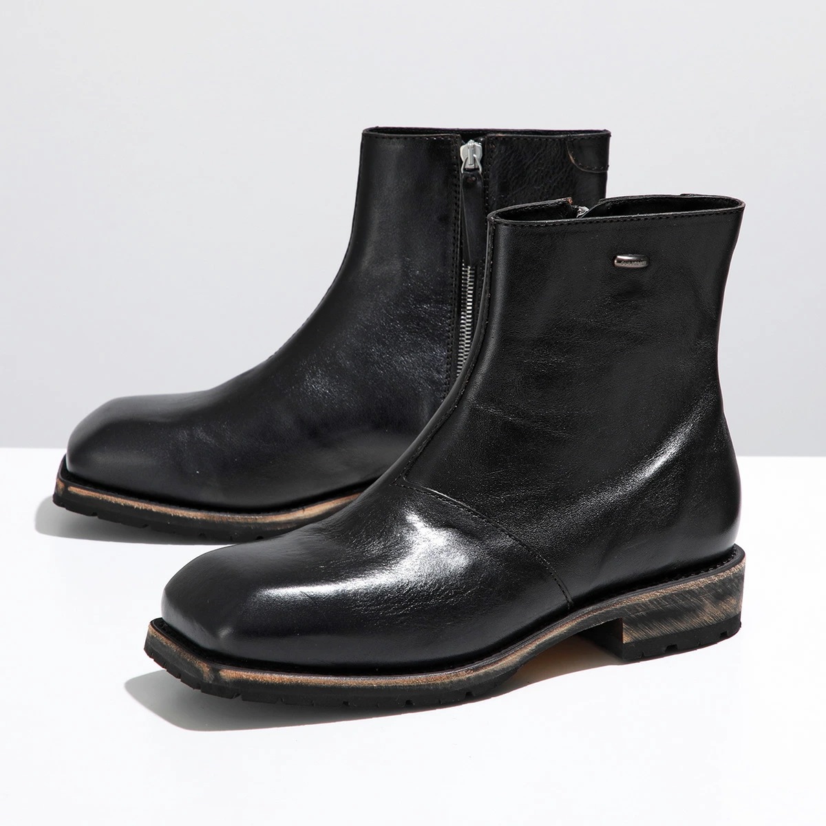 OUR LEGACY アワーレガシー ショートブーツ ENGINE BOOT エンジン A4247EDB メンズ レザー ビブラムソール シューズ 靴 DEEP-BLACK-LEATHER