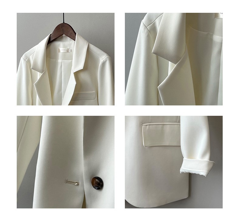 襟を折りたたんだ女性のコート トップス 通勤 おしゃれ OL レディース テーラードジャケット cnxzwt0028