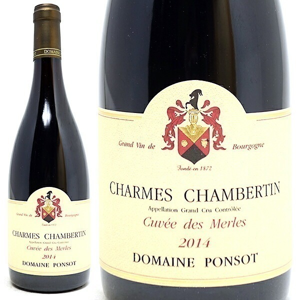 2014 シャルム シャンベルタン グラン クリュ キュヴェ デ メルル 750ml ドメーヌ ポンソ ブルゴーニュ フランス 赤ワイン コク辛口 ワイン ^B0POME14^