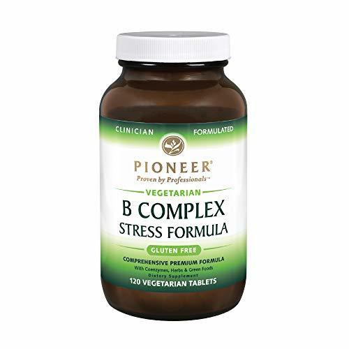 パイオニア B コンプレックス ストレス フォーミュラ 高効力のビタミン B 自然食品ベース グルテンなし