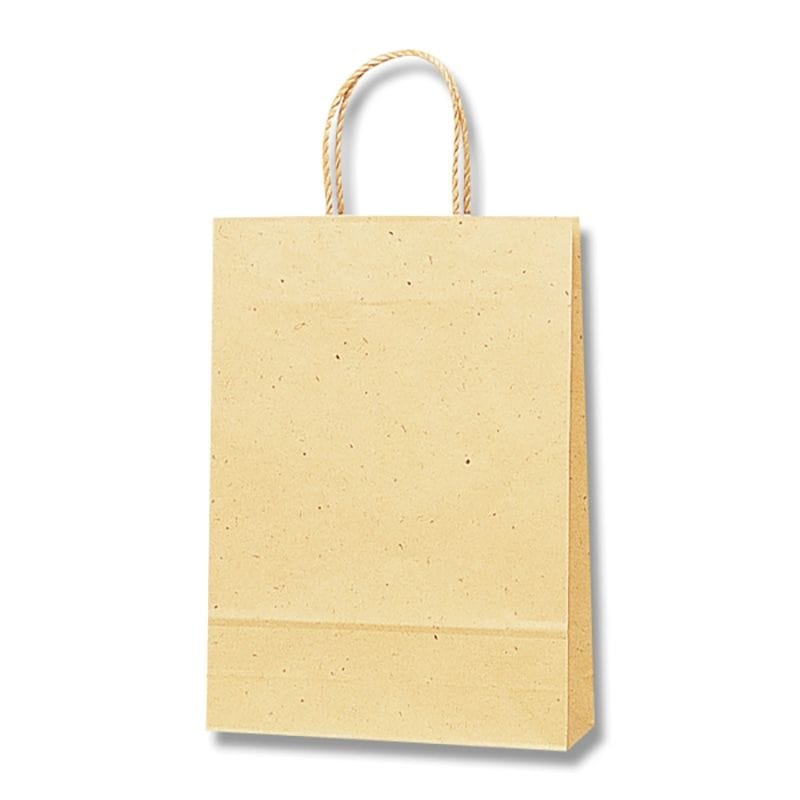 （まとめ買い）シモジマ HEIKO 手提げ紙袋 スムースバッグ S-100 ナチュラル 25枚 幅260xマチ100x高360mm 003155709 [x3セット]