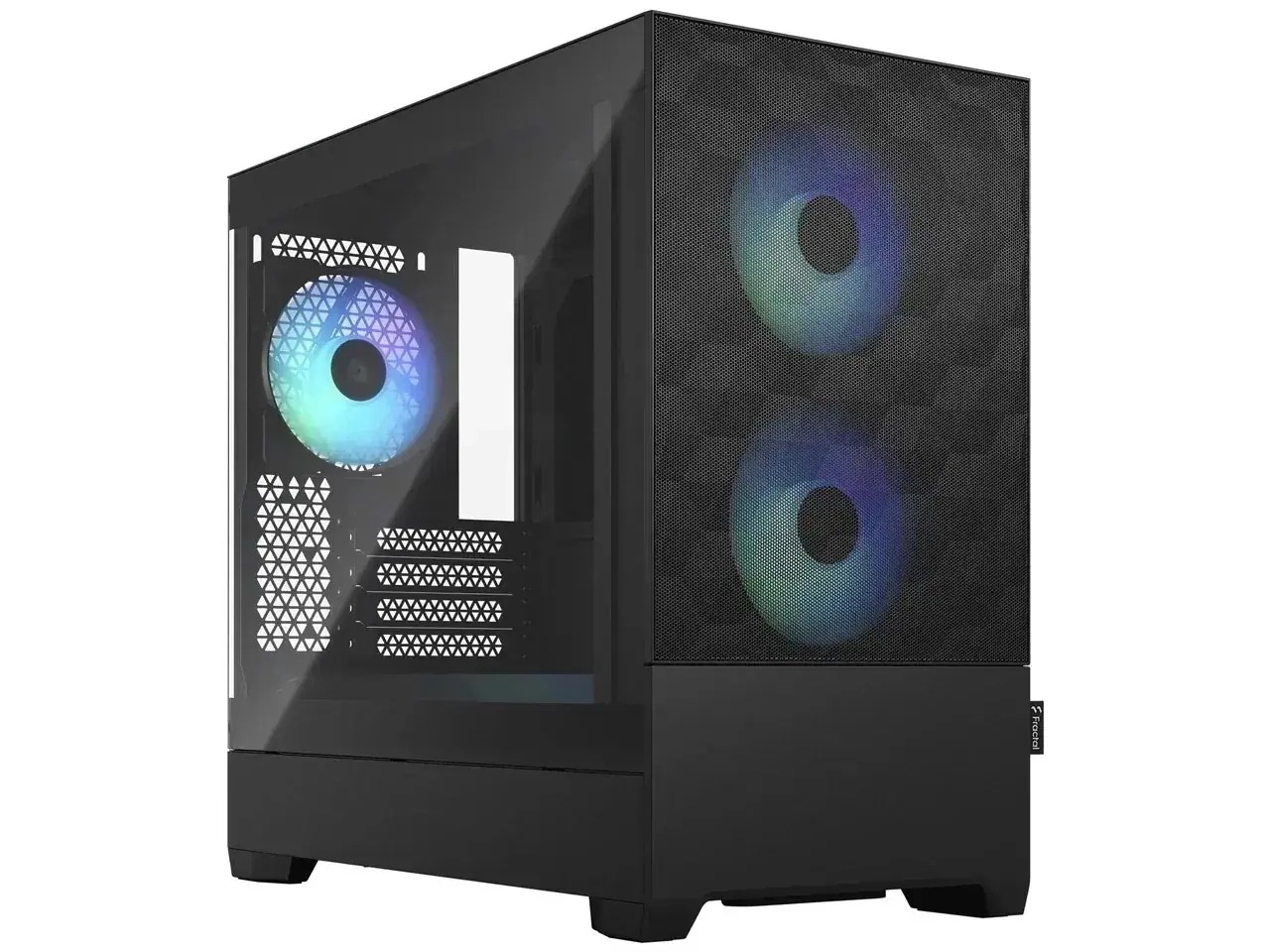 Pop Mini Air RGB TG FD-C-POR1M-06 [ブラック/クリア] PCケース [Micro ATX /Mini-ITX]