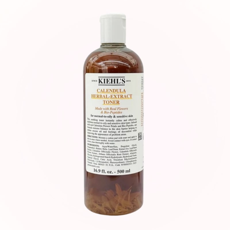 【正規品】KIEHL’S カレンデュラ ハーバルエキストラクト トナー 500ml 脂性肌 赤い肌 鎮静 赤い肌 鎮静 赤い肌 鎮静 ニキビカレンデュラ化粧水　敏感肌用　アルコールフリー　毛穴ケア