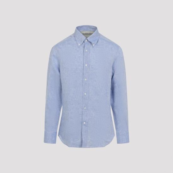 BRUNELLO CUCINELLI Men Long Tops MM6841716 C105 CELESTE