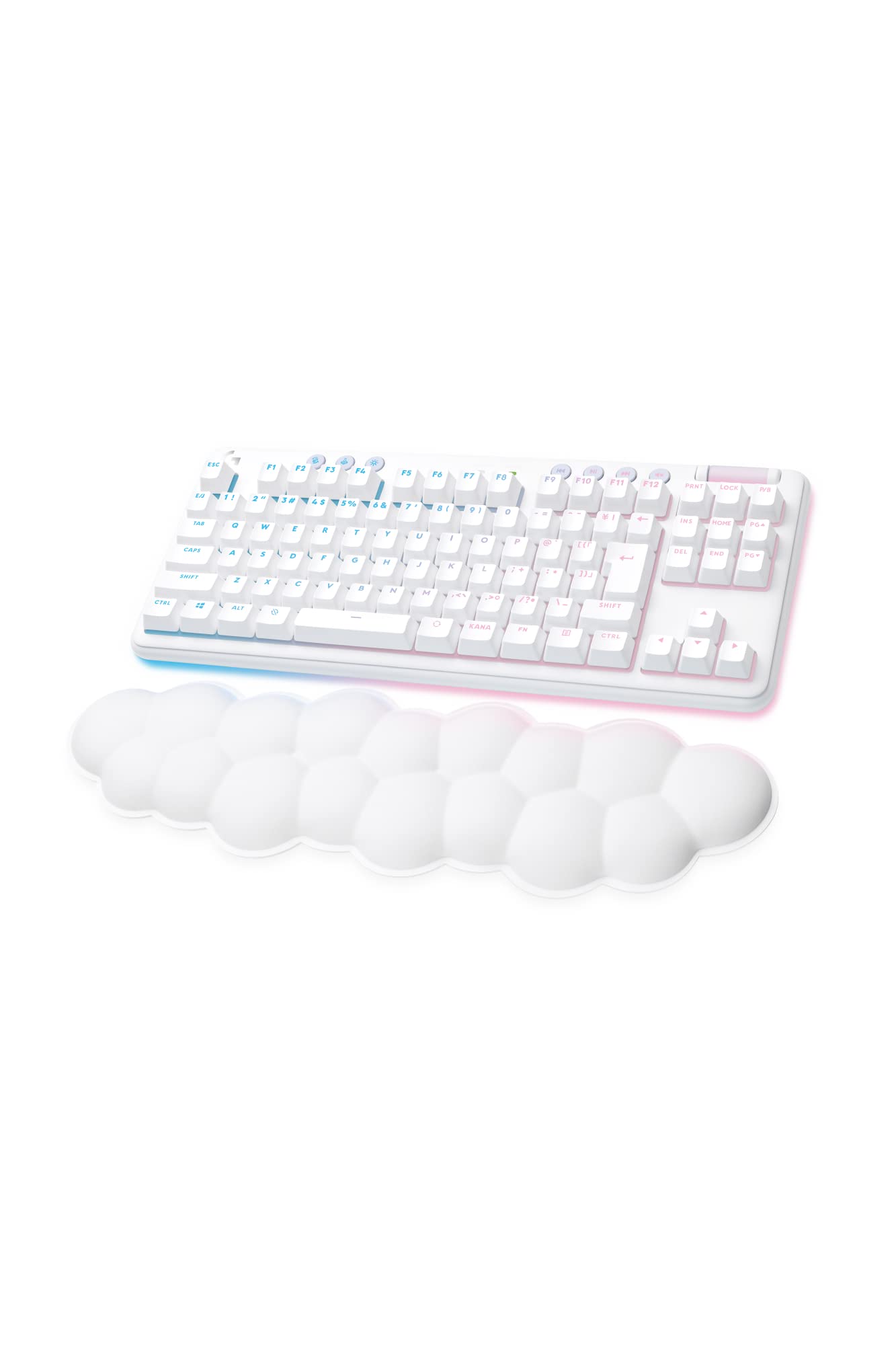 Logicool G(ロジクール G) オーロラコレクション ゲーミングキーボード テンキーレス G715 ワイヤレス LIGHTSPEED Bluetooth 接続対応 リニア メカニカル キーボー