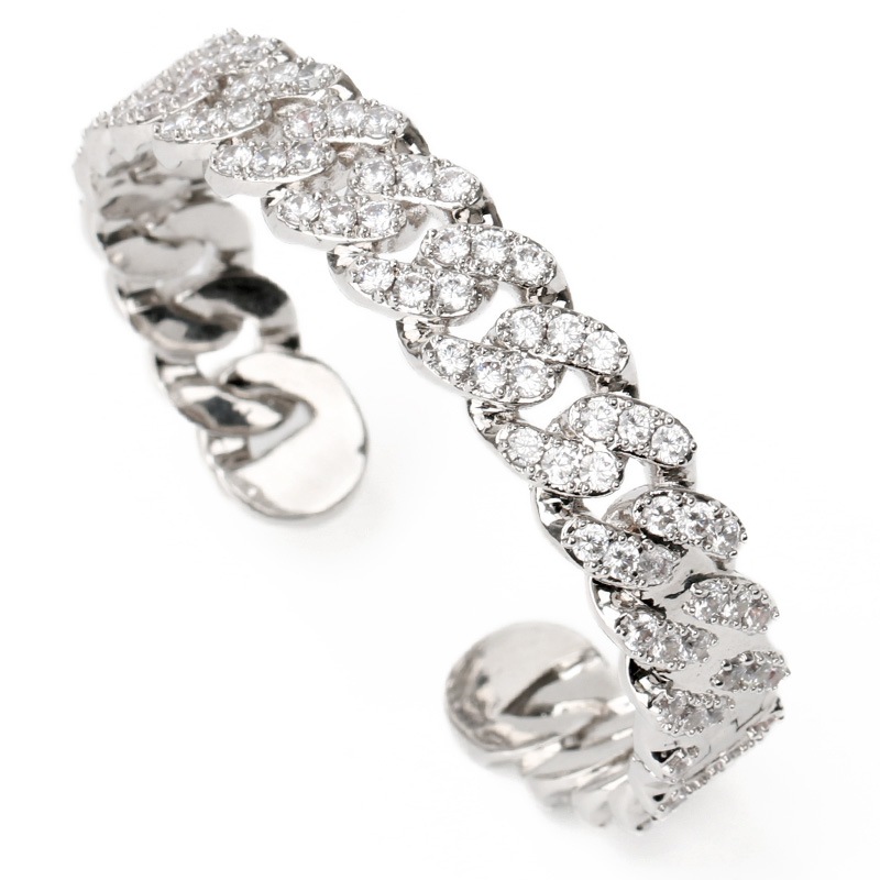 喜平チェーンバングル キラキラ [b319]