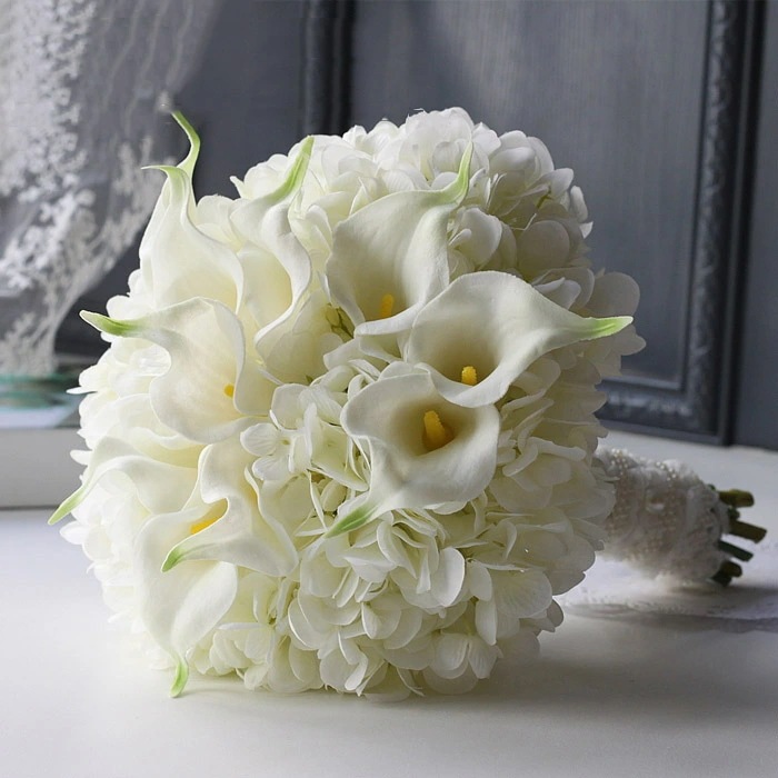 季節限定ウエディングブーケ 結婚式 ウェディングブーケ 花嫁 ブーケ ブライダルブーケ 造花 二次会 キャスケードブーケ 手作り エレガント 海外挙式