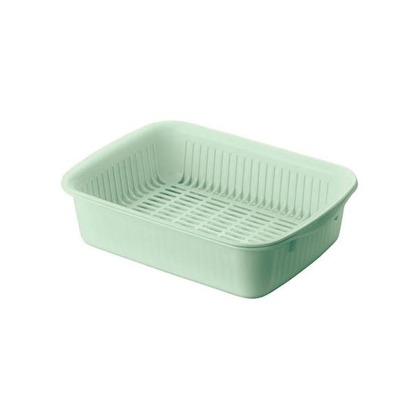 （まとめ）Nポゼ 水切りバット グリーン 4310 [30個セット]