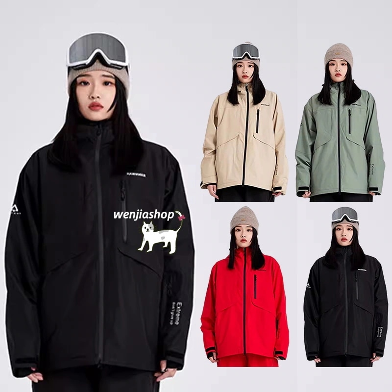 【急速出荷!】スノーボードウェア ジャケット アウター 単品 メンズ レディース 男女兼用 トップス スノボウェア スノーウェア スキーウェア スノボーウェア 韓国風 防水 保温防雪防水防寒 A85