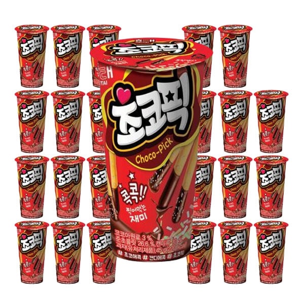 ヘテ製菓 チョコピック 45g 24個