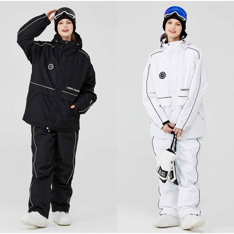 スノーボードウェア スキーウェア 上下セット メンズ レディース 防風 防雪 防水 保温 透湿 快適 スノーグッズ スノーアイテム スノー用品 動きやすい 男女兼用