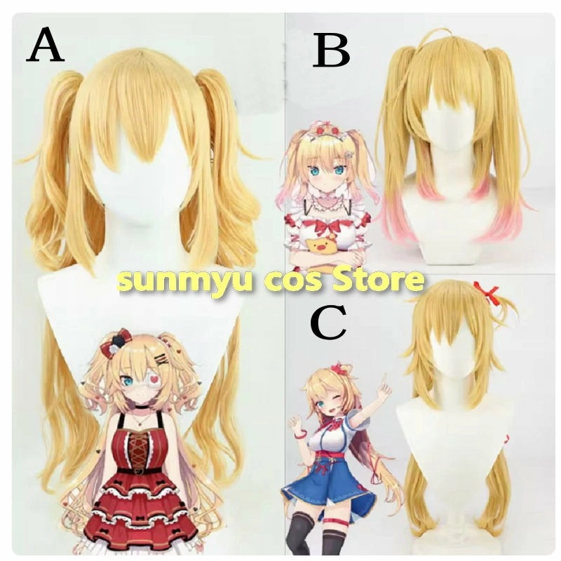 バーチャル VTuber hololive ホロライブ 赤井はあと コスプレウィッグ