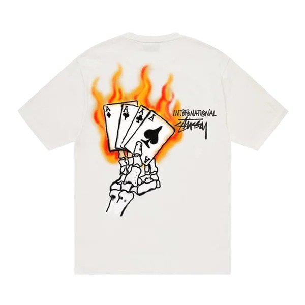 STUSSY（ステューシー） カットソー 半袖 STUSSY メンズRead Em N Weep Pigment Dyed T-Shirt Tシャツ 1904857