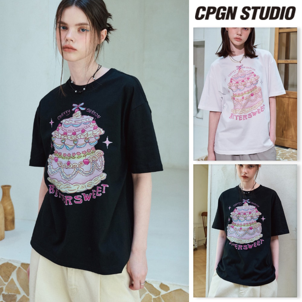 【CPGN STUDIO】 DTP Cherry Cake Short Sleeve Tee