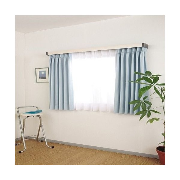 遮光カーテンレイルカバー レイベル 2M I6001ホワイトオーク メーカー直送