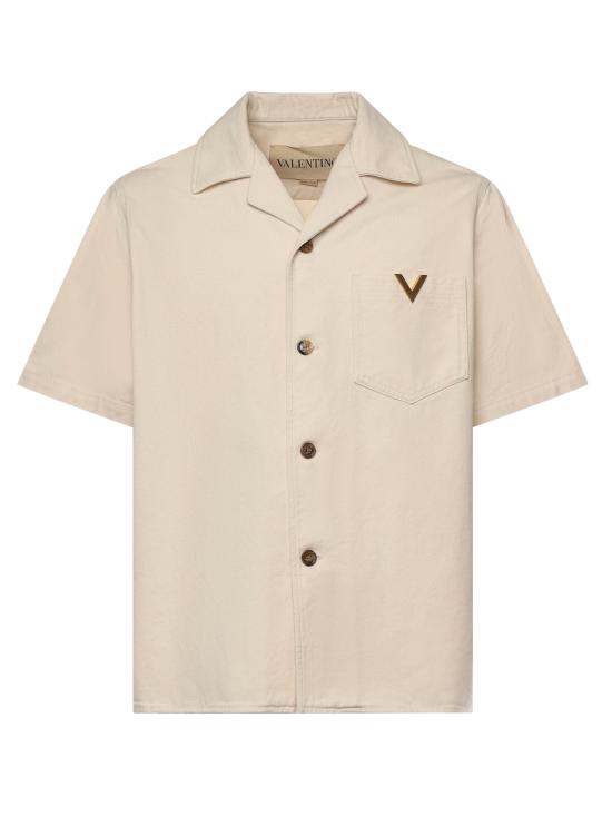 VALENTINO GARAVANI Men Shirts 8V3DBA10 B9WA03 White