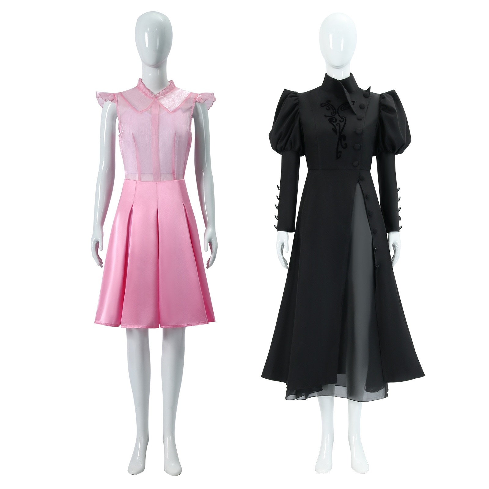 ハロウィーンcos服2024映画魔法悪い魔女エヴバーグリンダコスプレ服