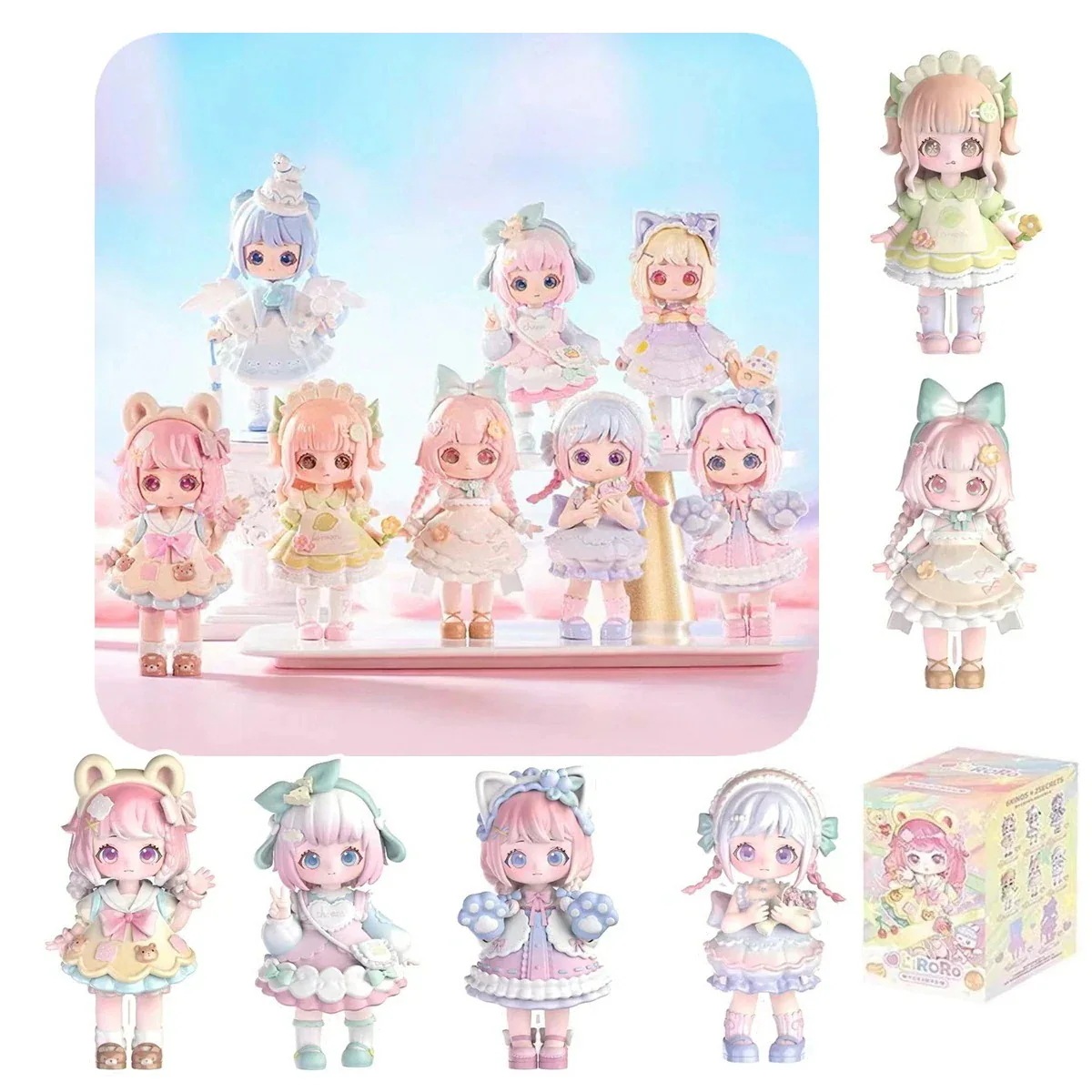 【公式正規品！3日出荷】 莉洛洛 LIRORO キャンティハウスシリース 海塩ピーチキャンティ コーヒーコーラキャンティ 海塩ミルクキャンティ 中国限定 ブラインドボックス 日本未発売 フィギュア