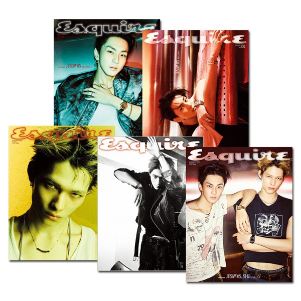 [5種セット] 韓国男性雑誌 Esquire 2026年 7月号 (ENHYPENのジョンウォン＆ニキ表紙5種セット)