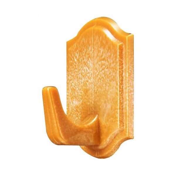 （まとめ）レック デラックス 木目フック 木目 ブラウン 3個入り H-007 （フック） 120個セット