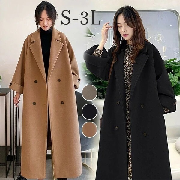 チェスターコート レディース コート 大きいサイズ アウター レディースコート 韓国 カジュアル シンプル 秋冬物 冬物 冬服 防寒 フォーマル あったか 綺麗な大人シルエット bi282ze