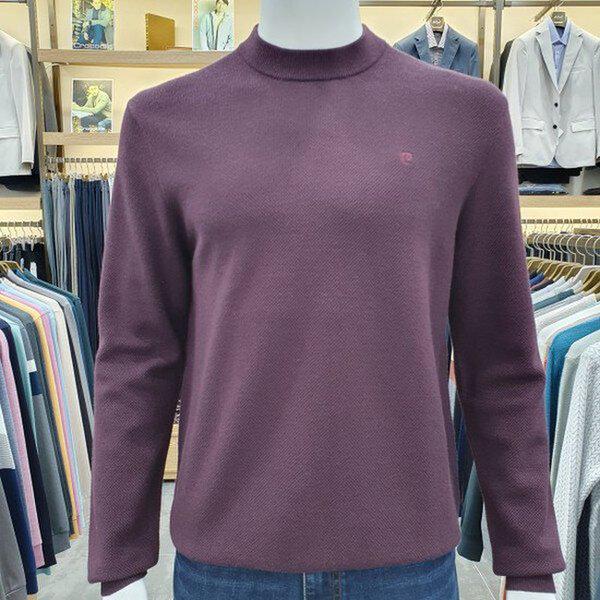 秋冬新作テクスチャーラウンドセーター POKR3301783_SH