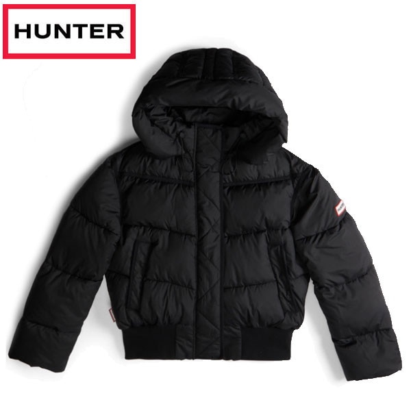 ハンター HUNTER WOMENS INTREPID MIDWEIGHT SHORT PUFFER ジャケット アウター レディース WRO1509MPP-BLK