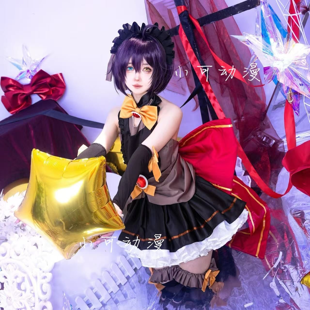 XiaokeAnimeも2番目の病気に恋をしたいと思っています-LiuhuaDreamlandバトルコスチュームフルセットLiuhuaDreamlandBattleClatherFullSet+Wi
