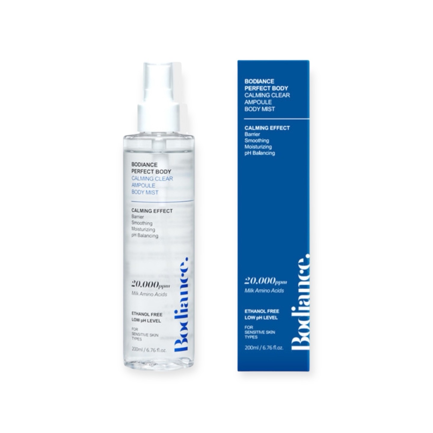 パーフェクト ボディカーミング クリアアンプル シカボディミストスプレー 200ml