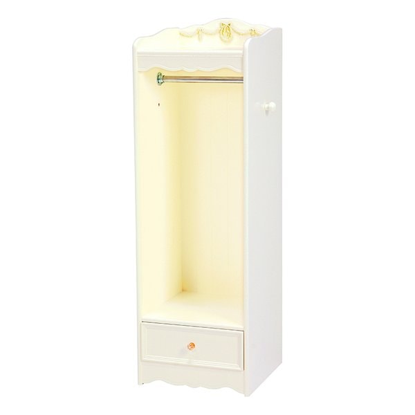 ハンガーラック 子供部屋 キッズラック アンティーク調 ホワイト RKK-1859WH
