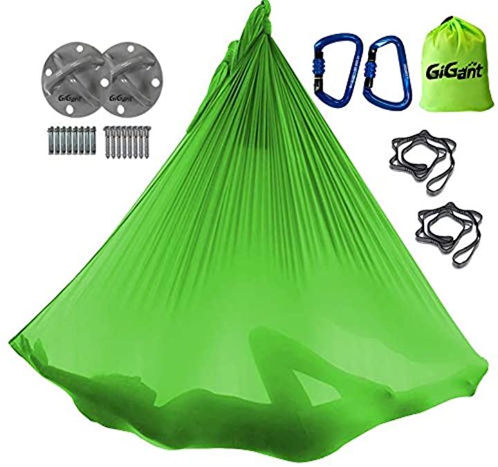 ギグアント 公式 エアリアルヨガ 専用 ハンモック フルセット 5mx2.8m 空中 ヨガハンモック