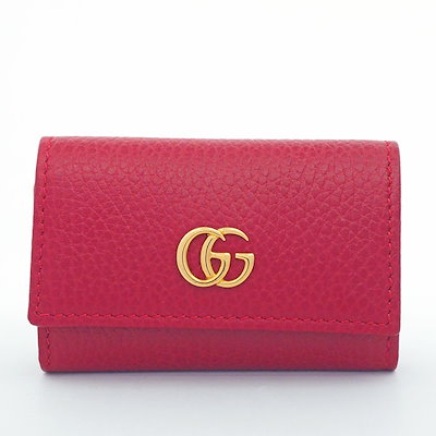 【美品】グッチ 6連 GGロゴ ゴールド金具 プチマーモント GGマーモント 【キーホルダー・キーケース】 17,856円